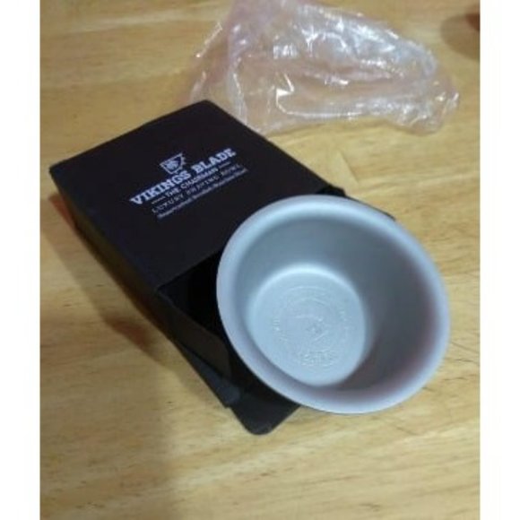 New Luxury Shaving Soap Bowl, Sandblasted Steel for Fast, Thick Lather. - Picture 2 of 2